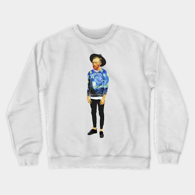 Van Gogh Crewneck Sweatshirt by NikKor